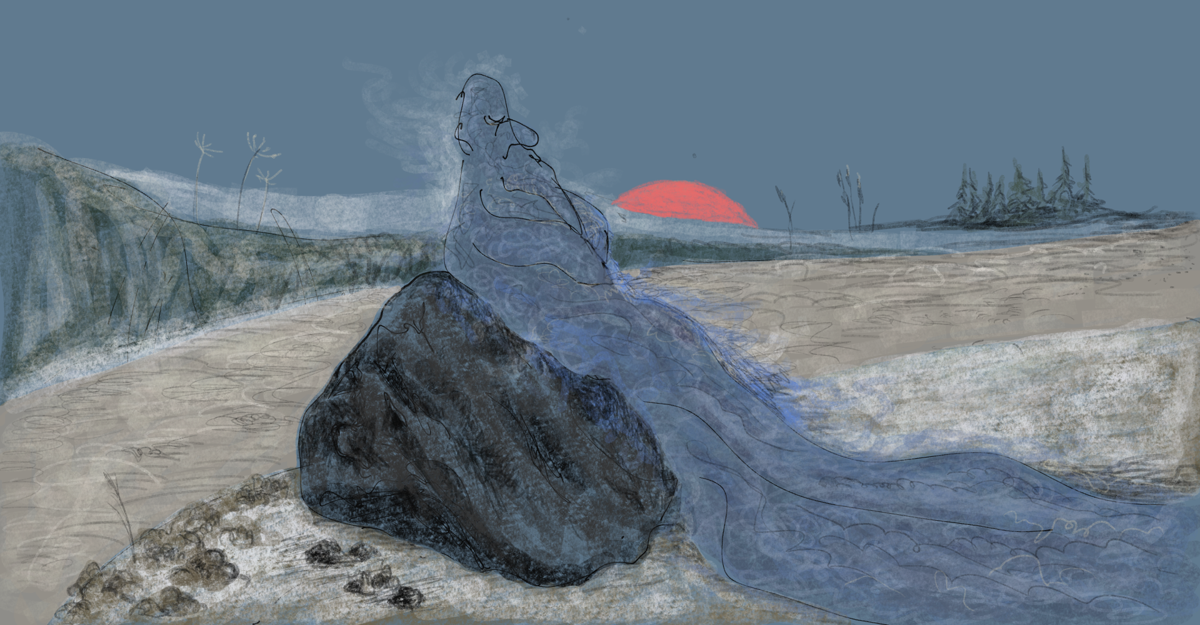 Illustration zu Moyshe Kulbak - Der Wind, der in Wut geriet